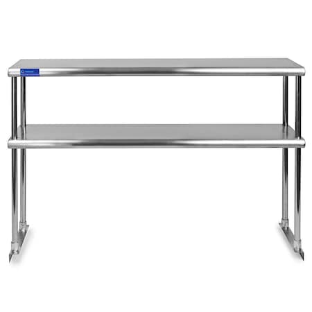 12in X 72in Stainless Steel Double-Tier Shelf